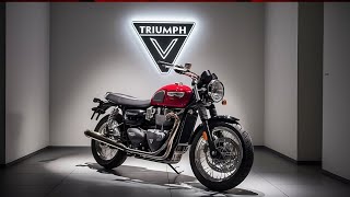 2025 Triumph Bonneville T120 Review Classic Elegance Meets Modern Performance [upl. by Nnylacissej]