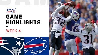 Patriots vs Bills Week 4 Highlights  NFL 2019 [upl. by Gottlieb]