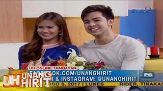 Unang Hirit DerBea love team live sa UH [upl. by Aicelet]