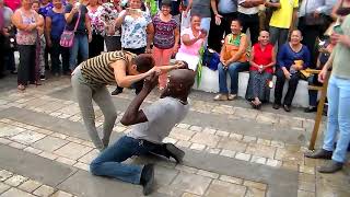 Bailando PUNTA con la Marimba USULA Municipal el 9 de agosto del 2018 [upl. by Giff]