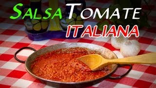 Receta de la Autentica Salsa de Tomate Italiana [upl. by Sapienza238]