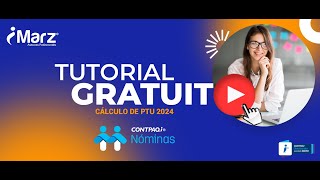 Calculo de PTU 2024 en CONTPAQi Nominas por iMARZ 24Abril2024 [upl. by Scotney]