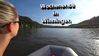 Kurzurlaub an der Mosel Mit Zelt und Boot auf der Ferieninsel Winningen 2018 I VLOG 3 [upl. by Leikeze]