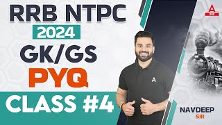 RRB NTPC 2024  RRB NTPC GKGS Classes  GkGS PYQ Class 3 By Navdeep Sir [upl. by Hoeve]