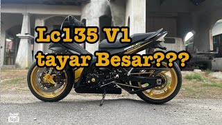 YAMAHA LC 135 V1 TAYAR BESAR [upl. by Eiliab]