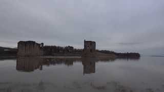 Flint Castle amp Dee Estuary at High Tide 4114 from RNLI Station Wales [upl. by Keller]