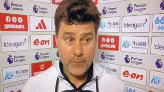 Mauricio Pochettino Post Match Interview Nottingham Forest vs Chelsea 23 [upl. by Gollin]