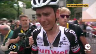 La VICTORIA de Rigoberto Uran en la ETAPA REINA 9 del Tour de France 20171 [upl. by Hajar]