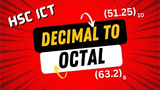 Decimal to Octal Conversion Made Easy  Atik sir [upl. by Ball]