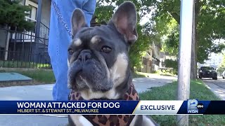 Milwaukee woman walking French bulldog escapes attacker with gun [upl. by Annot356]