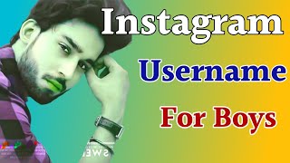 😎 Instagram Username For Boys। 😱instagram names for boys attitude। stylish name for boys [upl. by Ahsyekat573]