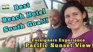 Foreigners Experience Best BEACH HOTEL in South Goa India  Palolem Beach  AMAZING VIEWS [upl. by Ecniuq251]