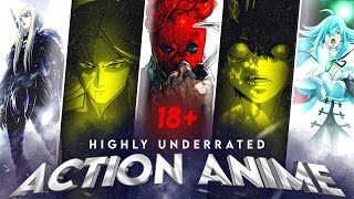 5 HIGHLY UNDERRATED ACTION ANIME YOU HAVE TO WATCH  ANIME HINDI  AJAY KA REVIEW [upl. by Vickie]