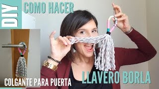 DIY COMO HACER COLGANTE PARA BOLSO  ADORNO PARA BOLSO  COLGANTE PARA PUERTA  LLAVERO PARA BOLSO [upl. by Celia477]