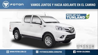 Tunland 4x4  Foton Colombia [upl. by Nidla546]