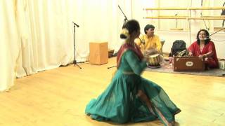 Trivat  indian dance and raga with Sohini Debnath [upl. by Mcnair]