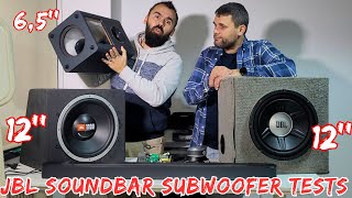 Test JBL Soundbar with Powerfull Subwoofers [upl. by Eelano722]