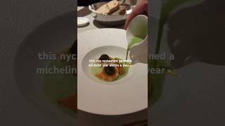 This NYC Restaurant gets a Michelin star in a year shorts nycfood michelinstar [upl. by Ynettirb631]