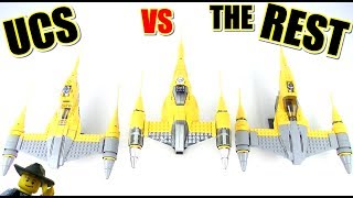 LEGO Battle of Naboo Starfighters 10026 vs 75092 vs 7877 Review amp Comparison [upl. by Notlimah572]