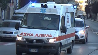 Servizio sanitarioEMS Ambulanza SUEM 118 Cosenza in emergenza [upl. by Judi]