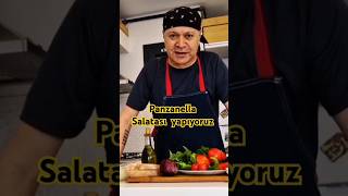 Panzanella salatsı mı o Panzanella Panzanellasalatası salata salatatarifleri sagliklitarifler [upl. by Chic]