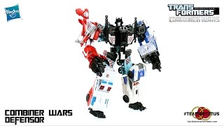 Video Review of the Transformers Combiner Wars DEFENSOR [upl. by Nylanna]