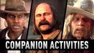 Red Dead Redemption 2  All Companion Activities Friends With Benefits Trophy [upl. by Bullough]