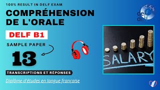 DELF B1  Compréhension de lorale No 13  DELF B1 Listening Practice Test Online [upl. by Sible172]