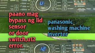 U12 errorpanasonic inverter washing machine [upl. by Dustman]