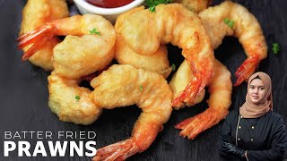 Batter Fried Prawns  Crispy Fried Shrimp Recipe  Restaurant Style [upl. by Recha777]