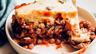 Easy Vegan Moussaka  Minimalist Baker Recipes [upl. by Elison32]