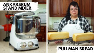 Ankarsrum Stand Mixer Pullman Bread Recipe  Pain de Mie  Sandwich or Texas Toast [upl. by Yunfei903]