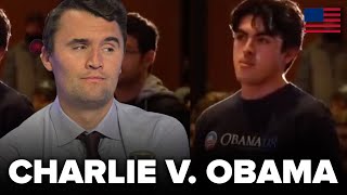 Charlie Kirk Vs Obama Supporter [upl. by Arimahs223]