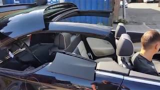 VW EOS  Convertible Folding Roof Operation [upl. by Atiken]