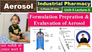 Characteristics  Types amp Components of Aerosol Valve  L4 Unit5  Industrial Pharmacy 5th Sem [upl. by Ellerey]