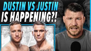 BISPING DUSTIN POIRIER vs JUSTIN GAETHJE REMATCH MUST HAPPEN [upl. by Laaspere959]