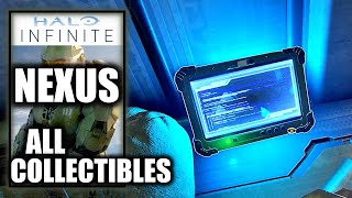 Halo Infinite  Nexus All Collectible Locations All UNSC Audio Logs [upl. by Tomasine]