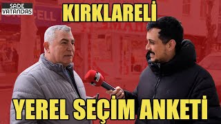 Kırklareli Yerel Seçim Anketi [upl. by Juna]