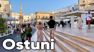 OSTUNI THE WHITE CITY 🇮🇹 Italy Walking Tour 4k [upl. by Nilrac]