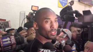 ESPNLAcom Kobe Bryant on David Stern reversing the Chris Paul trade [upl. by Mychael]