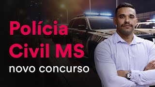 Polícia Civil MS novo concurso [upl. by Drof285]