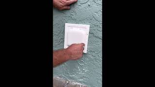 Installing Flood Resistant Dryer Vent [upl. by Ardussi]