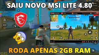 DESCOBRI MELHOR EMULADOR PARA PC E NOTEBOOK FRACO NOVO MSI LITE 480 😱 SUPER LEVE 2GB RAM 🚀 [upl. by Coplin]