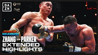 EXTENDED HIGHLIGHTS  Zhilei Zhang vs Joseph Parker Knockout Chaos [upl. by Nosac]