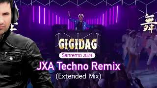 Gigi DAgostino  Sanremo 2024 JXA Techno Remix Extended MIX [upl. by Irtak346]