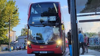 UNCOMMON Journey on the London Bus Route 185 [upl. by Eiramassenav]