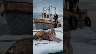 A kind old man rescued a Canadian lynx that had fallen into an old fishing net [upl. by Eugenie]