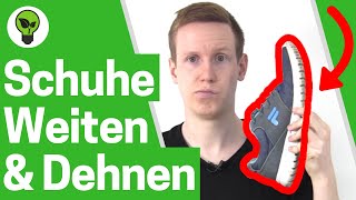 Schuhe Weiten amp Dehnen ✅ TOP ANLEITUNG Wie Eine Nummer Größer Machen 👉 Schuh zu Klein amp Drücken [upl. by Ahsienroc238]