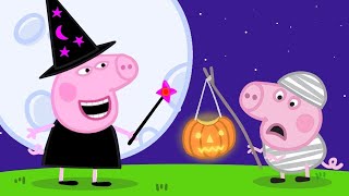 Peppa Pig Nederlands  Halloween Aankleden  Griezeligober 🎃  Tekenfilms voor kinderen [upl. by Durkin]