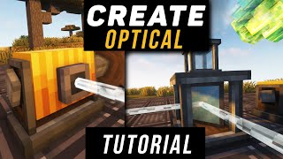 Create Optical About lasers New mechanisms Tutorial 1201 minecraft java [upl. by Lsiel]